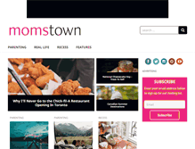 Tablet Screenshot of momstown.ca
