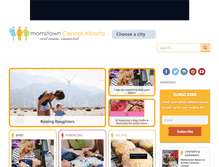 Tablet Screenshot of central-alberta.momstown.ca