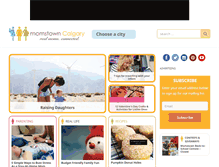 Tablet Screenshot of calgary.momstown.ca